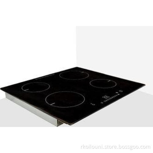 Touch Control 4 Heating Zone Electric Four Burner Induction